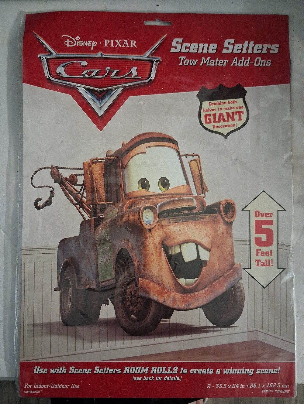 Disney Pixar Cars Scene Setters Tow Mater Add-Ons Wall Art Poster